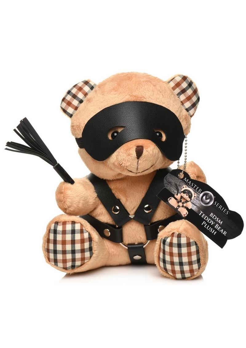 Plush BDSM Teddy Bear with Whip and Mask ♥ Master Series