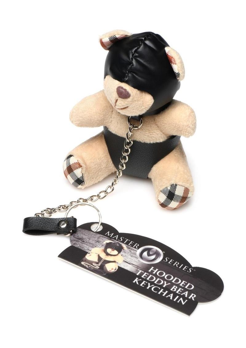 Light peach teddy bear keychain with hood, leather-look panties, and a chain leash, ideal as a gag gift or fun accessory.

hooded teddy bear keychain, BDSM bear keychain, gimp bear gift, bondage teddy bear keychain, kinky gag gifts, leather teddy keychain, teddy bear with chain leash, novelty bear keychain, gimp-themed teddy bear accessory, cheeky bondage gift.