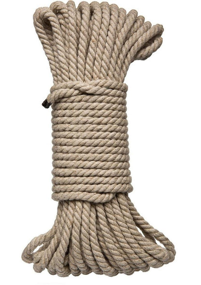 Merci Hogtied Bind and Tie 6mm Hemp Bondage Rope - Tan - 50ft

Merci Hogtied Bind & Tie Hemp Bondage Rope, 30-foot, 6mm natural hemp rope, reinforced ends, and soft fibers for Shibari and rope play.

hemp bondage rope, Shibari rope, natural hemp rope, bondage restraint rope, 30-foot hemp rope, 6mm rope for play, soft hemp rope, reinforced hemp rope, rope for beginners, eco-friendly rope.