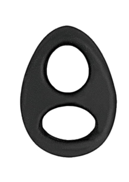 My Cock Ring Cock and Scrotum Double Ring, 100% silicone, dual-support design.

double cock and scrotum ring, silicone cock ring, scrotum support ring, teardrop cock ring, Nasstoys cock ring, body-safe cock ring, phthalate-free cock ring, cock ring for men, enhanced stamina ring.

