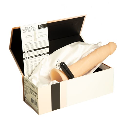 9 Inch Silicone Dual Density Bendable Dildo ♥ Naked Addiction