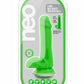 6 or 7 Inch Realistic Neon Dual Density Dildo With Balls & Suction Cup Base | Neo By Blush®