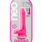 6 or 7 Inch Realistic Neon Dual Density Dildo With Balls & Suction Cup Base | Neo By Blush®