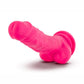 6 or 7 Inch Realistic Neon Dual Density Dildo With Balls & Suction Cup Base | Neo By Blush®