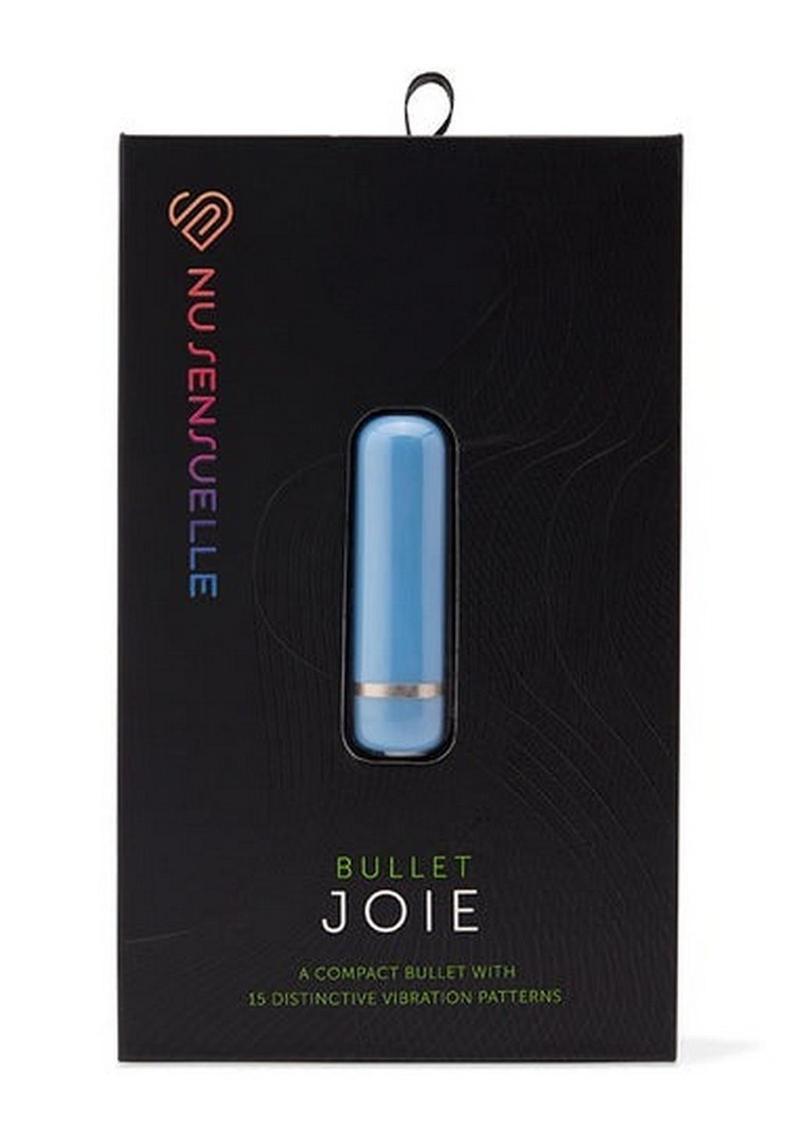 Joie bullet vibrator with 3 speeds, 12 pulsations, waterproof design, and USB rechargeable.

Keywords: Joie bullet vibrator, compact vibrator, waterproof bullet vibe, 12-pulsation bullet, USB rechargeable vibrator, body-safe small vibrator, clitoral and nipple stimulator, travel-friendly vibrator, moderate intensity vibrator, versatile bullet vibrator.