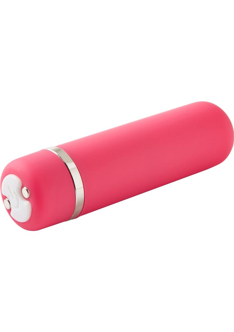 Nu Sensuelle Joie Rechargeable Silicone Bullet - Pink Joie bullet vibrator with 3 speeds, 12 pulsations, waterproof design, and USB rechargeable.

Keywords: Joie bullet vibrator, compact vibrator, waterproof bullet vibe, 12-pulsation bullet, USB rechargeable vibrator, body-safe small vibrator, clitoral and nipple stimulator, travel-friendly vibrator, moderate intensity vibrator, versatile bullet vibrator.