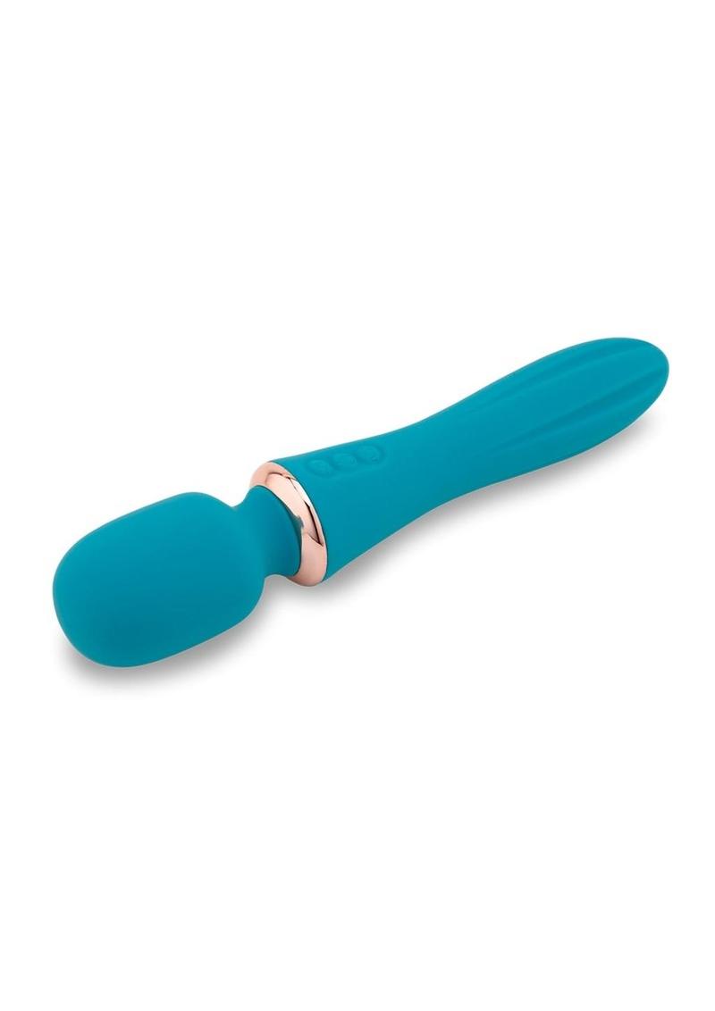 Nu Sensuelle Mika Nubii Mini Wand, available in pink or blue, featuring vibration, warmth, turbo boost, and 12 speeds for customizable pleasure.

Nu Sensuelle wand, rechargeable mini wand, vibration and warming wand, turbo boost vibrator, beginner-friendly wand, G-spot stimulation, clitoral stimulation, waterproof wand vibrator, pink mini wand, blue mini wand