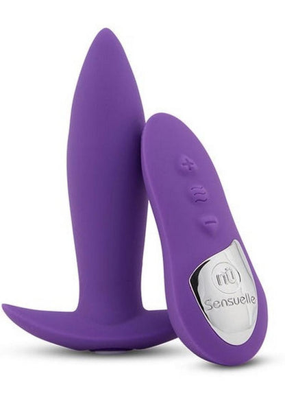 Nu Sensuelle Remote Control Mini-Plug Rechargeable Silicone Vibrating Plug