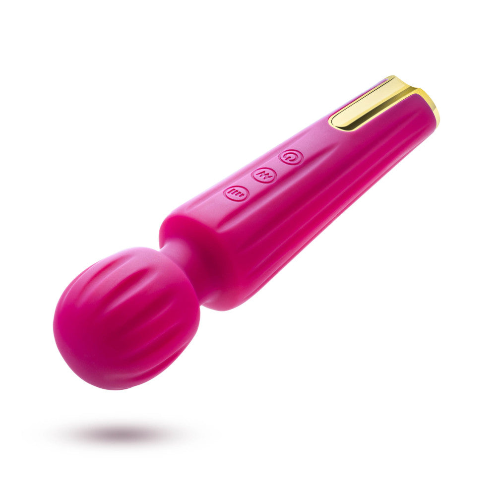 Allana Velvet 20 Function Vibrating Massage Wand With RumboTech™ | Blush