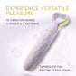 A chic, heart-shaped vibrator with 10 vibration modes, a tapered tip, and a gold-accented handle. Made from soft silicone, it’s splashproof, USB rechargeable, and compact for travel. 
Keywords: Delice vibrator, heart-shaped handle, chic vibrator, Puria silicone, UltraSilk finish, splashproof vibrator, USB rechargeable, travel-friendly vibrator, 10 vibration modes, compact vibrator, body-safe silicone, giftable vibrator