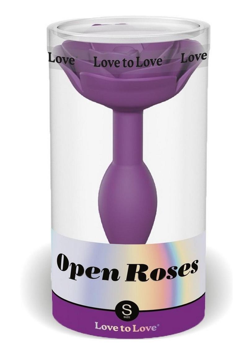 Rose Shaped Silicone Anal Butt Plug for Beginners | Open Roses Love-To-Love