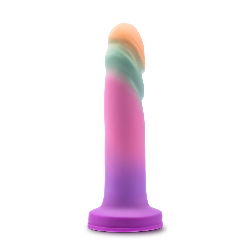 Artisanal pastel sherbet dildo with ridged shaft, strong suction cup base, and UltraSilk® smooth finish for hands-free play.
Keywords: artisanal dildo, Avant Sunrise Gaze, Purio silicone, UltraSilk smooth, 7.5-inch dildo, textured ridges, suction cup dildo, harness compatible, body-safe, phthalate-free dildo, G-spot stimulation, P-spot stimulation, pastel dildo