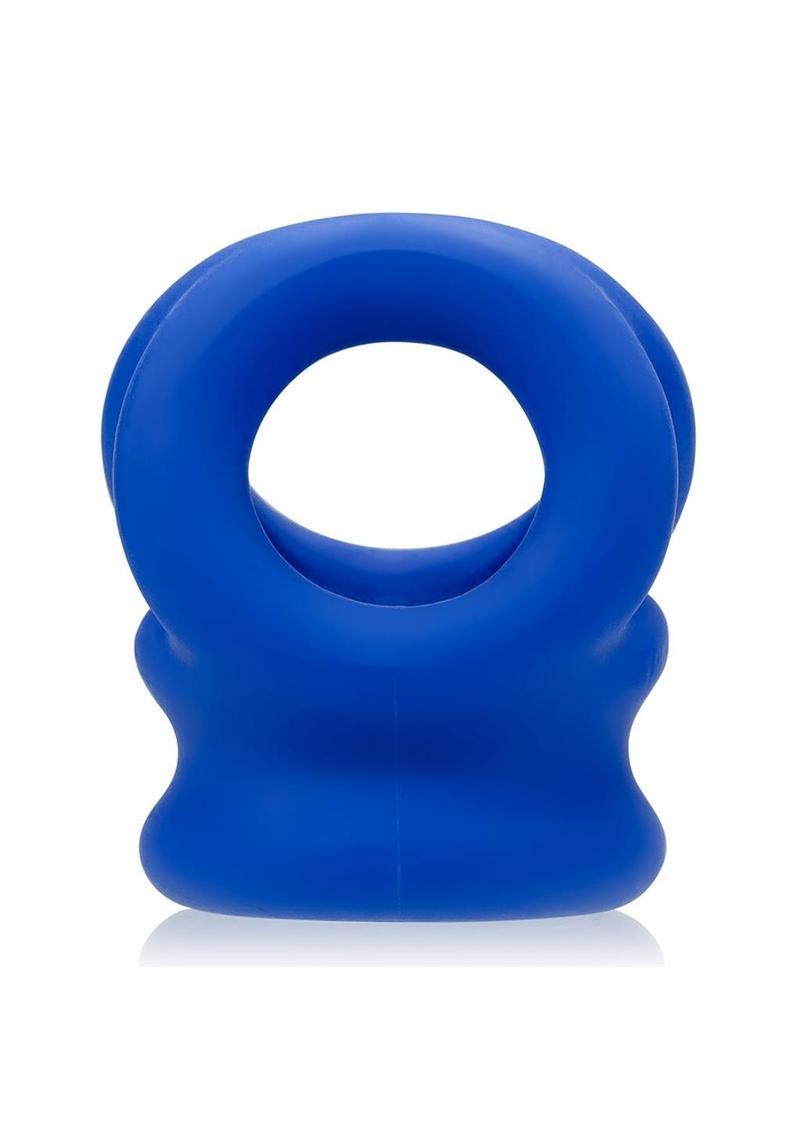 TRI-SQUEEZE cocksling by Oxballs, featuring a built-in ball stretcher, 3-ring design, and soft PLUS+silicone™ material in black, blue, or clear.

cocksling, Oxballs TRI-SQUEEZE, ball stretcher sling, 3-ring cocksling, black cocksling, blue cocksling, clear cocksling, PLUS+silicone cocksling, bulge-enhancing sling, ball support ring, customizable cocksling.