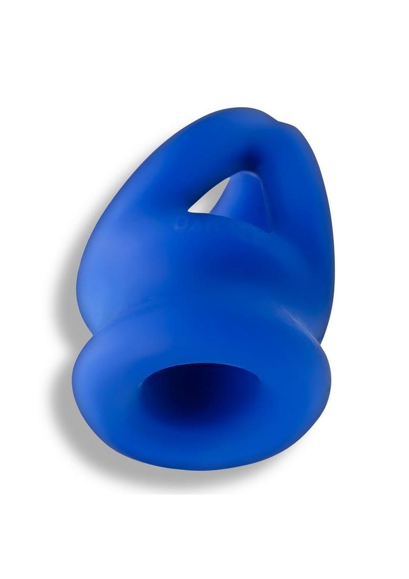 Oxballs Tri-Squeeze Silicone 3-Ring Ball Stretching Sling - Blue TRI-SQUEEZE cocksling by Oxballs, featuring a built-in ball stretcher, 3-ring design, and soft PLUS+silicone™ material in black, blue, or clear.

cocksling, Oxballs TRI-SQUEEZE, ball stretcher sling, 3-ring cocksling, black cocksling, blue cocksling, clear cocksling, PLUS+silicone cocksling, bulge-enhancing sling, ball support ring, customizable cocksling.