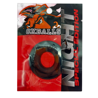 DO-NUT 2 NIGHT EDITION by Oxballs, a thick, stretchy cockring in matte black PLUS+silicone™, perfect for boosting size and adding comfort.
black cockring, Oxballs PLUS+silicone, stretchy cockring, thick cockring, ball-stretching ring, TPR silicone blend, matte black cockring, body-safe cockring, Oxballs NIGHT EDITION cockring.