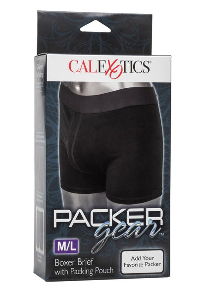 Black Boxer Brief Packer Harness Underwear | Packer Gear®