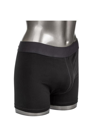 Black Boxer Brief Packer Harness Underwear | Packer Gear®