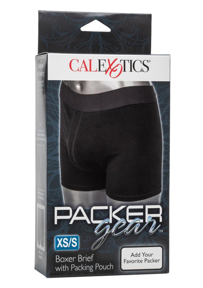 Black Boxer Brief Packer Harness Underwear | Packer Gear®