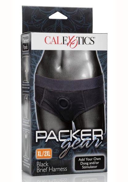 Black Brief Harness for Packer or Dildo | Packer Gear®