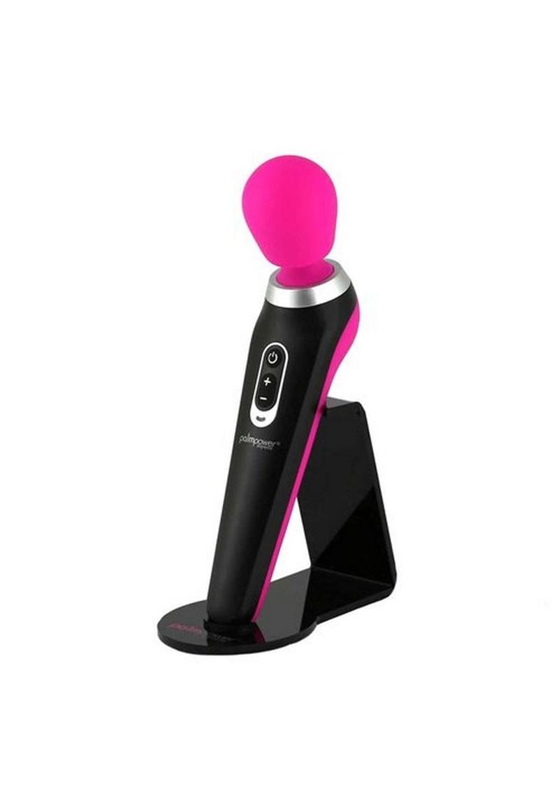 PalmPower Extreme, a rechargeable silicone wand with 7 functions, ergonomic curve, PowerBullet motor, and USB Type-C charging for powerful vibrations.

rechargeable silicone massager, powerful wand vibrator, ergonomic wand, USB Type-C wand, waterproof massager, travel lock vibrator, deep rumbly vibrations, fuchsia wand massager