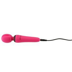 PalmPower Groove Mini Wand, a compact, USB-rechargeable massager with grooved silicone head, 4 speeds, and 3 patterns for customizable sensations.

Mini Wand, compact wand massager, USB rechargeable vibrator, grooved silicone wand, portable massager, 4 speeds, 3 patterns, PowerBullet motor, body-safe massager, travel wand vibrator, whisper-quiet wand