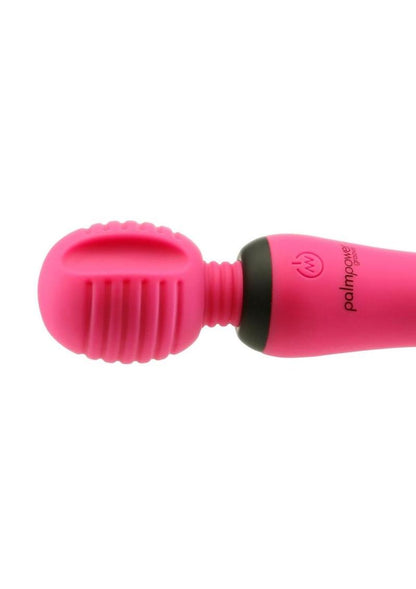 PalmPower Groove Mini Wand, a compact, USB-rechargeable massager with grooved silicone head, 4 speeds, and 3 patterns for customizable sensations.

Mini Wand, compact wand massager, USB rechargeable vibrator, grooved silicone wand, portable massager, 4 speeds, 3 patterns, PowerBullet motor, body-safe massager, travel wand vibrator, whisper-quiet wand