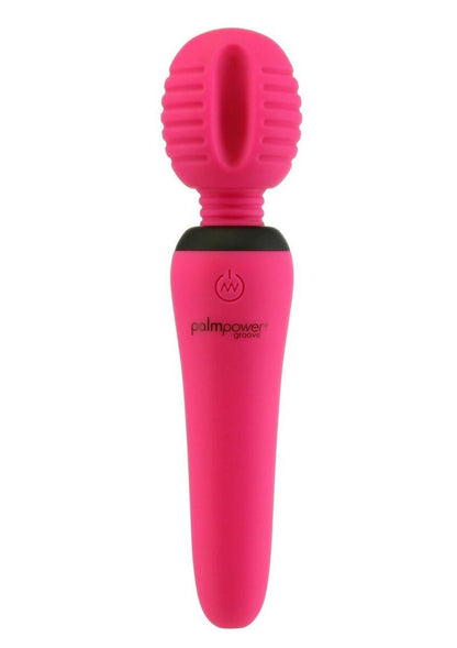 PalmPower Groove Mini Wand, a compact, USB-rechargeable massager with grooved silicone head, 4 speeds, and 3 patterns for customizable sensations.

Mini Wand, compact wand massager, USB rechargeable vibrator, grooved silicone wand, portable massager, 4 speeds, 3 patterns, PowerBullet motor, body-safe massager, travel wand vibrator, whisper-quiet wand