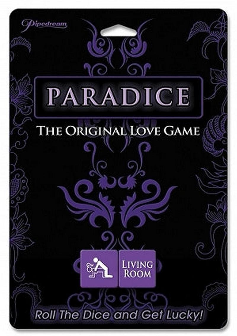 Paradice The Original Dice Love Game
Paradice: The Original Love Game, featuring position and location dice, purple ABS design, compact packaging, and playful fun for couples.

Paradice love game, Pipedream dice game, adult love dice, romantic couples game, bachelorette party gift, sexy dice game, bedroom adventure game, X-rated adult games, fun relationship games, romantic date night dice