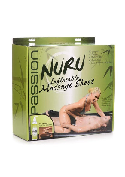 Nuru massage sheet with inflatable border and Japanese-style gel for spill-proof, slippery, sensual fun.

nuru massage sheet, inflatable massage sheet, nuru oil kit, spill-proof vinyl sheet, erotic massage kit, waterproof play sheet, Japanese massage gel, slippery massage sheet, sensual oil wrestling, durable vinyl sheet.