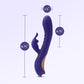 Blue rabbit vibrator with come-hither motion, G-spot stimulation, and dual vibration modes for clitoral and internal pleasure.
Keywords: rabbit vibrator, G-spot massager, come-hither motion, dual vibration modes, clitoral stimulator, silicone vibrator, magnetic USB charging, splashproof vibrator, 8.75-inch vibrator, smooth silicone, body-safe, IPX6 waterproof