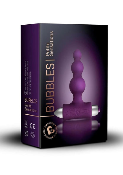 Petite Sensations Bubbles Silicone Vibrating Butt Plug