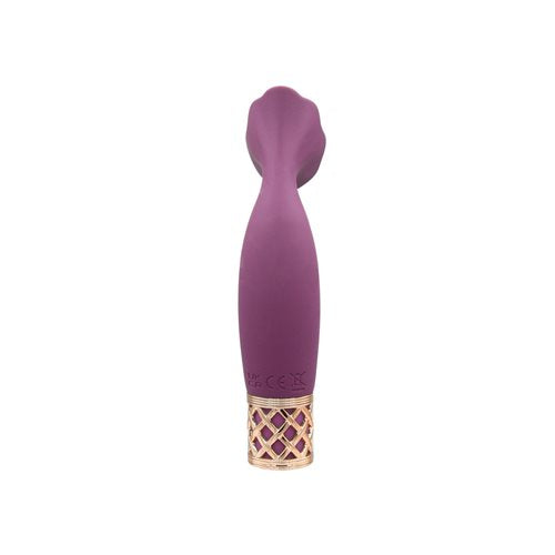 Petite purple wand massager with a flower-shaped silicone head, rose gold lattice base, and adjustable vibration speeds for discreet, powerful pleasure.
Keywords: mini wand massager, Pillow Talk Secrets, flower-shaped vibrator, PowerBullet motor, silicone massager, travel-friendly vibrator, waterproof wand, rechargeable wand vibrator, rose gold massager, discreet vibrating wand.