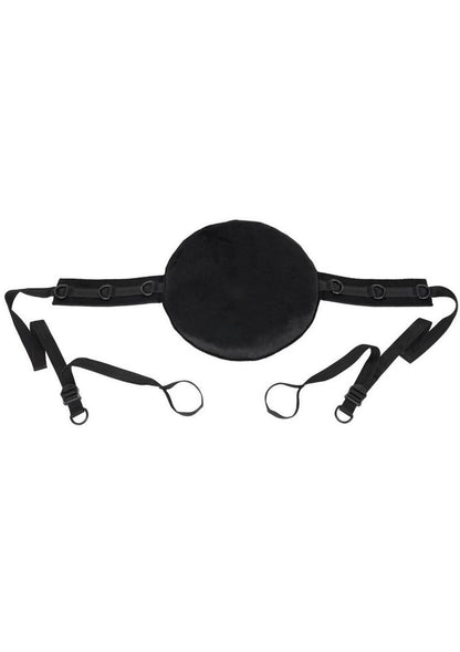 Pillow-backed sex sling with adjustable ankle and thigh straps, padded for comfort and secure with durable hardware.

Pivot Positioning Partner, Sportsheets sex sling, supportive sex pillow, adjustable ankle straps, thigh support sling, sex positioning aid, padded shoulder straps, durable sex sling, versatile positioning gear, comfortable restraint sling