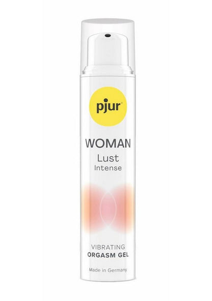 pjur WOMAN Lust Intense stimulation gel, water-based clitoral gel with 15-minute buzzing sensation and natural ingredients.
clitoral stimulation gel, buzzing orgasm gel, water-based stimulation gel, natural clitoral gel, toy-safe stimulation gel, pjur clitoral gel, tingling orgasm gel, intense clitoral gel, made in Germany lubricant.