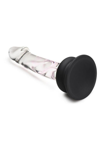 Crystal-clear glass dildo with realistic textures, temperature play capabilities, and removable silicone suction cup base.

Keywords: glass dildo, crystal clear dildo, borosilicate glass toy, temperature play dildo, suction cup glass dildo, realistic glass dildo, removable silicone base dildo, body-safe glass dildo, dishwasher-safe dildo, phthalate-free glass dildo, premium glass pleasure toy, glass dildo for anal play, glass sex toy, temperature-safe glass dildo