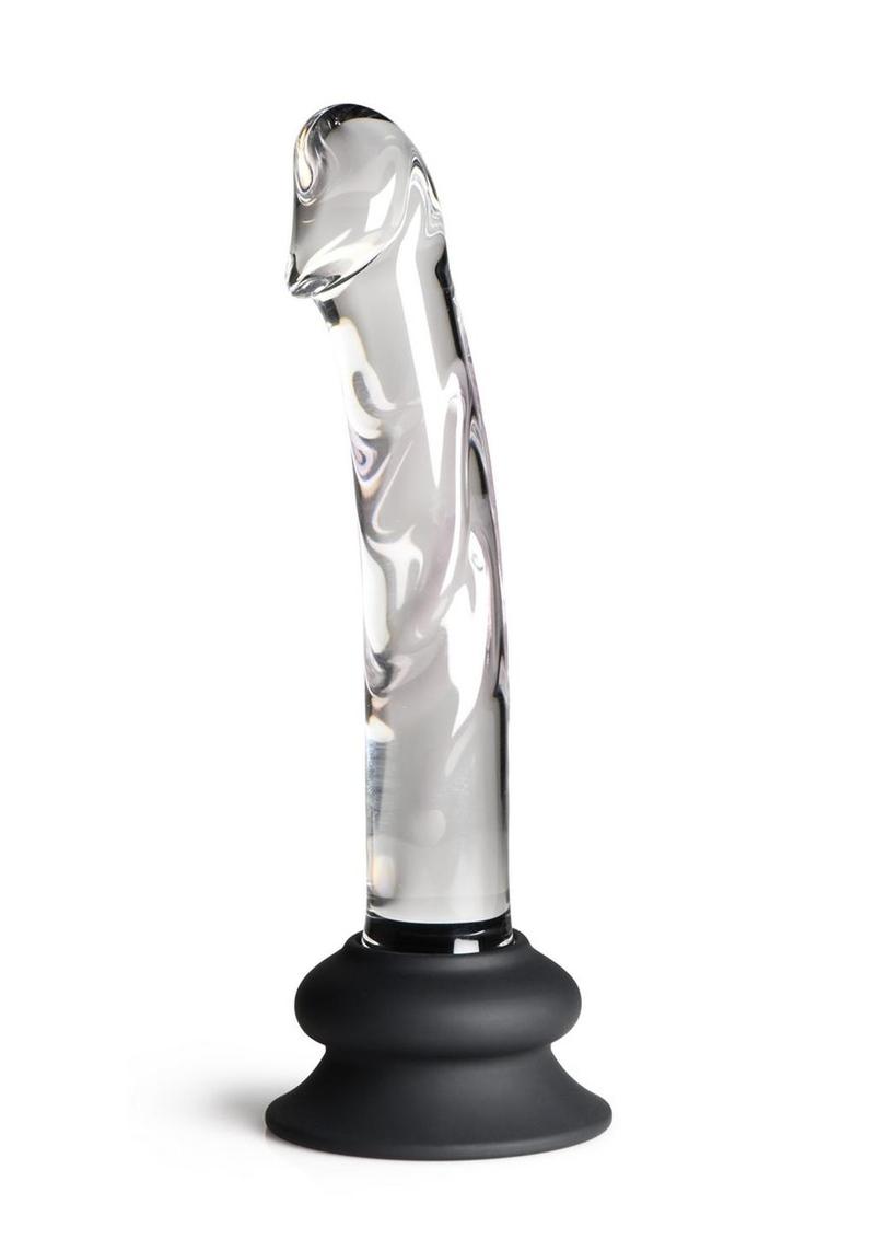 Crystal-clear glass dildo with realistic textures, temperature play capabilities, and removable silicone suction cup base.

Keywords: glass dildo, crystal clear dildo, borosilicate glass toy, temperature play dildo, suction cup glass dildo, realistic glass dildo, removable silicone base dildo, body-safe glass dildo, dishwasher-safe dildo, phthalate-free glass dildo, premium glass pleasure toy, glass dildo for anal play, glass sex toy, temperature-safe glass dildo