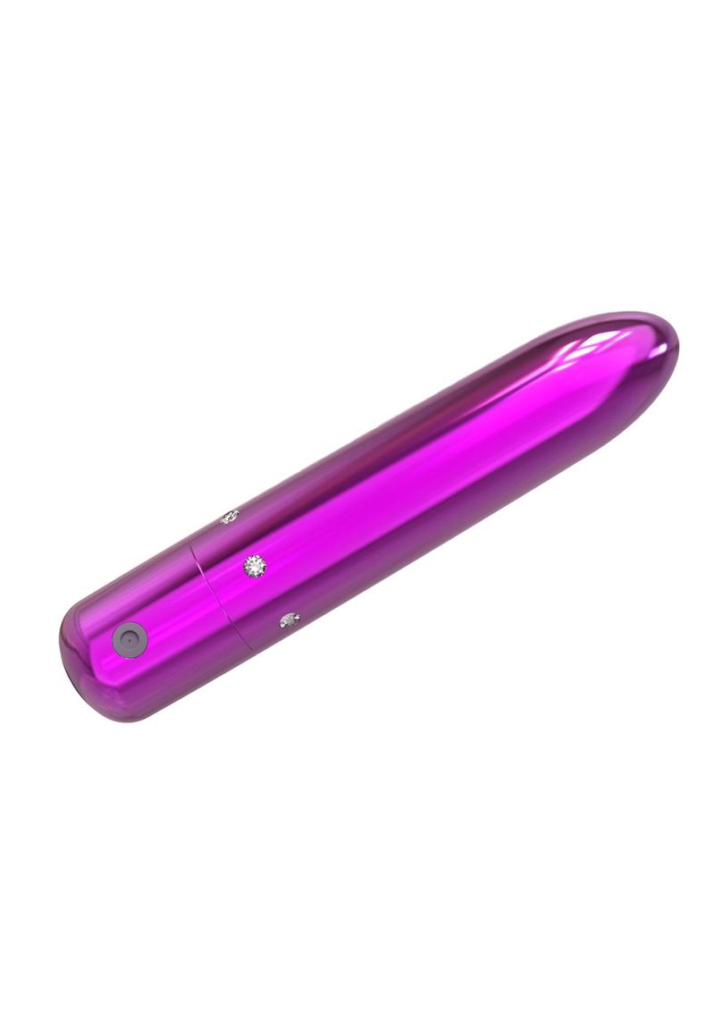 Pretty Point Bullet Vibrator in black, pink, purple, or teal, with crystal accents, pointed tip, and compact design for targeted pleasure.
keywords: Pretty Point bullet vibrator, PowerBullet motor vibrator, 10-function bullet vibe, pointed tip vibrator, crystal-accented bullet, waterproof bullet vibrator, rechargeable bullet vibrator, compact luxury vibrator, body-safe mini vibe, glamorous bullet vibrator