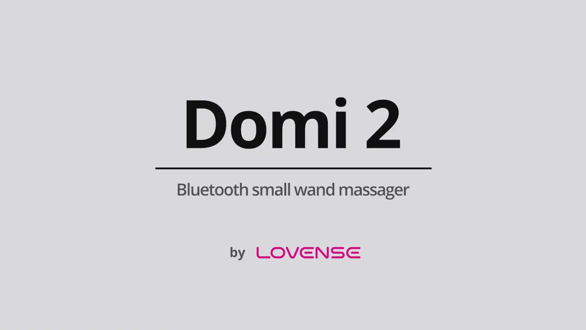 Lovense Domi 2 | Rechargeable Long Distance App Wand Massager