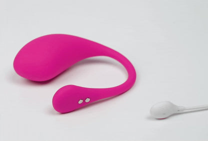 Lovense Lush 3 Bluetooth wearable vibrator with deep G-spot stimulation, app control, ultra-quiet motor, waterproof design, and up to 5 hours of battery life.

