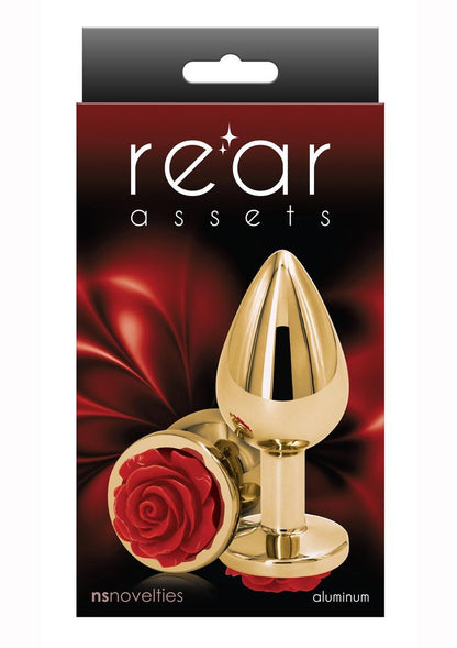 Rear Assets Rose Aluminum Anal Plug