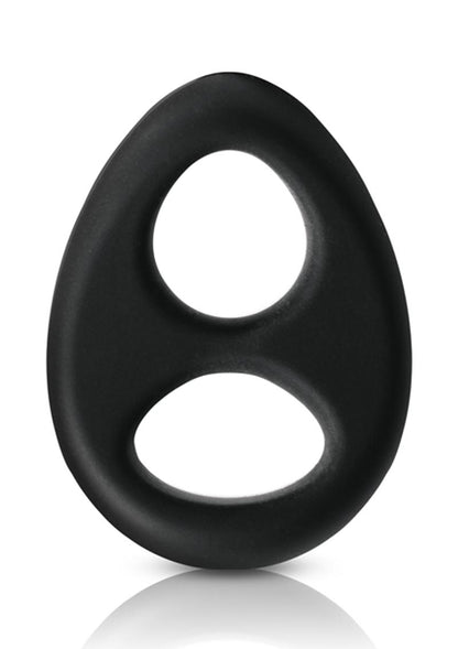 Soft silicone cock and ball ring with dual holes, stretchy and body-safe for enhanced pleasure and performance.

cock and ball ring, silicone cock ring, stretchy dual ring, body-safe ring, super stretchy cock ring, performance-enhancing ring, double ring cock and ball toy, soft silicone ring, lubricant-safe ring, Romeo cock ring, NS Novelties cock ring, easy-to-clean sex toy.