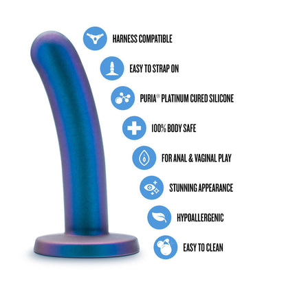 Surrender 5.75 Inch Intermediate Pegging Dildo - Harness & Strap On Compatible - Power Purple | Temptasia By Blush®