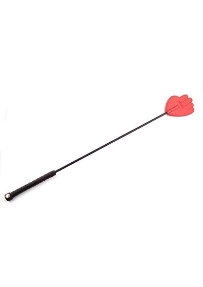 Fifty Times Hotter Leather Hand Riding Crop | Rouge