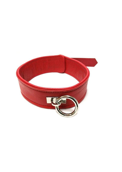 Plain Leather Adjustable Collar 1 Ring | Rogue