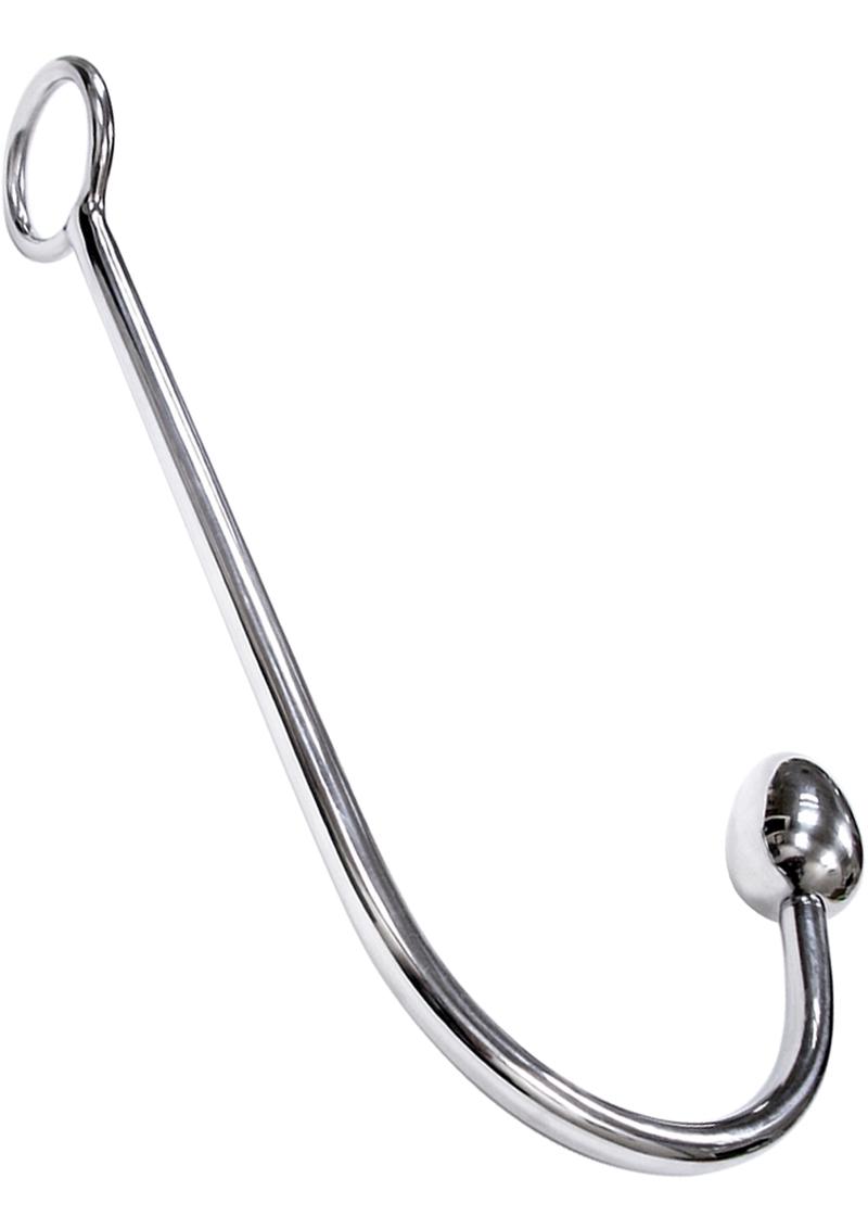 stainless steel anal hook, egg-shaped anal hook, prostate stimulation toy, interchangeable anal hook balls, durable stainless steel anal hook, anal bondage hook, anal sex toy, unisex anal hook, luxury anal hook, hygienic anal toy, customizable anal hook, anal hook with interchangeable balls, 2 cm egg tip anal hook, ergonomic anal hook, lightweight anal bondage hook, blister-packaged anal hook