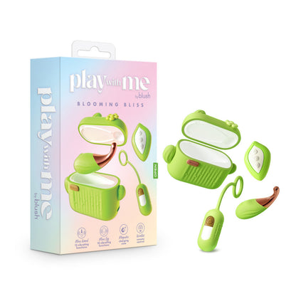 Green 4-piece vibrator set with mini wand, vibrating egg, wireless remote, and USB charging case for travel-friendly pleasure.
Keywords: vibrator set, mini wand vibrator, vibrating egg, remote control egg, USB charging case, travel-friendly vibrator, pinpoint stimulation, 12 vibration modes, body-safe silicone, phthalate-free, compact pleasure set, Blooming Bliss, wireless vibrator