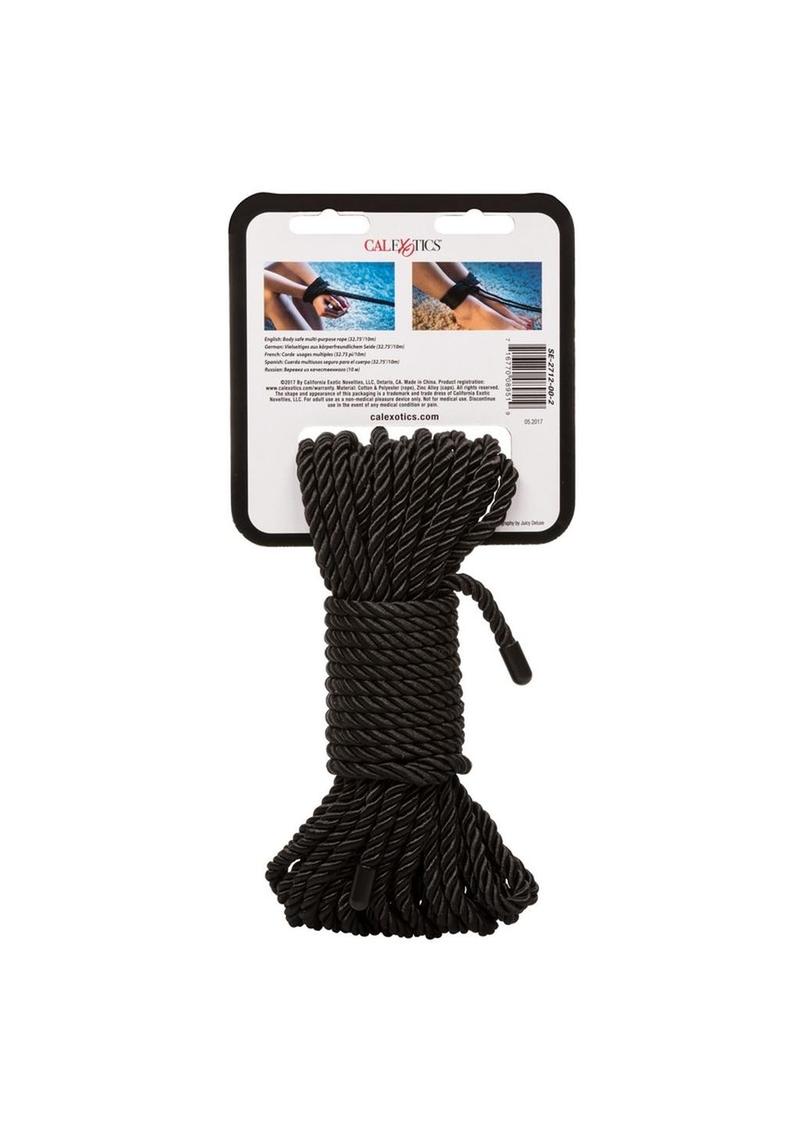 Scandal BDSM Rope - Black - 10m/32.75ft