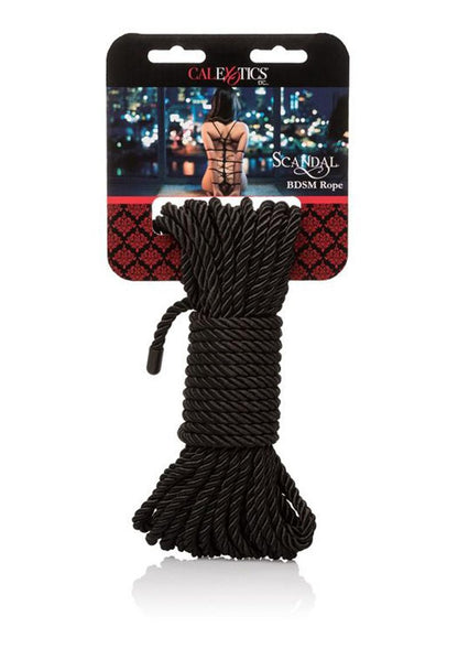 Scandal BDSM Rope - Black - 10m/32.75ft