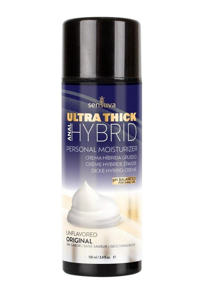 Sensuva Ultra-Thick Anal Hybrid Personal Moisturizer Lubricant High Ph Formula Original Unflavored - 3.4oz

Ultra-thick hybrid anal lubricant; pH-balanced, water and silicone-based, long-lasting, and gentle on skin.

Thick Anal Hybrid, hybrid anal lubricant, pH-balanced anal moisturizer, silicone and water-based lube, thick and creamy anal lube, long-lasting lubricant, sensitive skin anal lube, anal glide moisturizer, silicone toy compatible lubricant, intimate personal moisturizer.