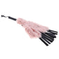 Sex and Mischief Brat Faux Fur Flogger - Black/Rose Gold